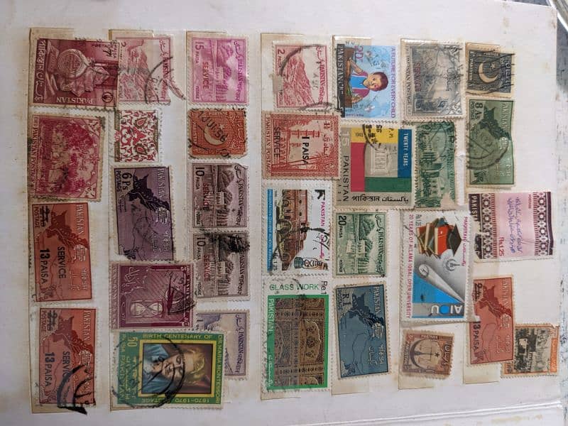 Pakistan postage stamps 1