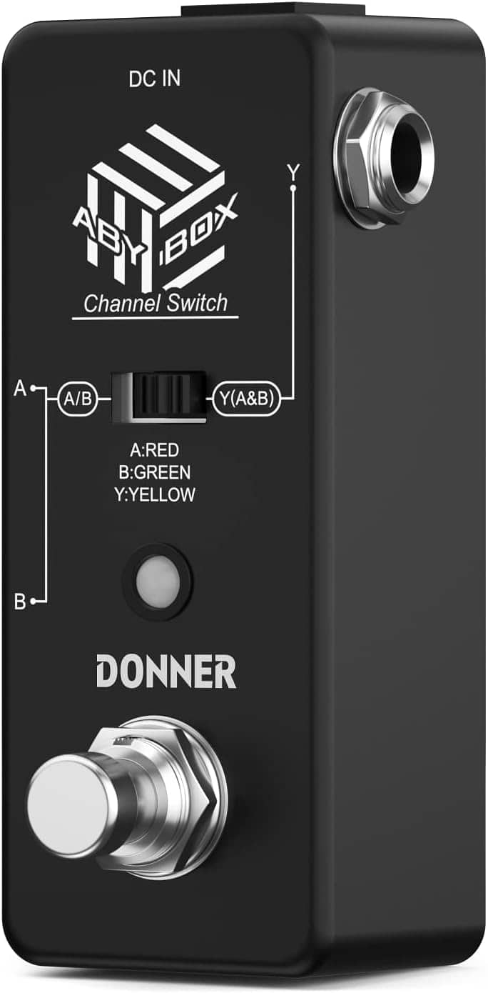 Donner ABY Box Line Selector AB Switch Mini Guitar Effect Pedal 1