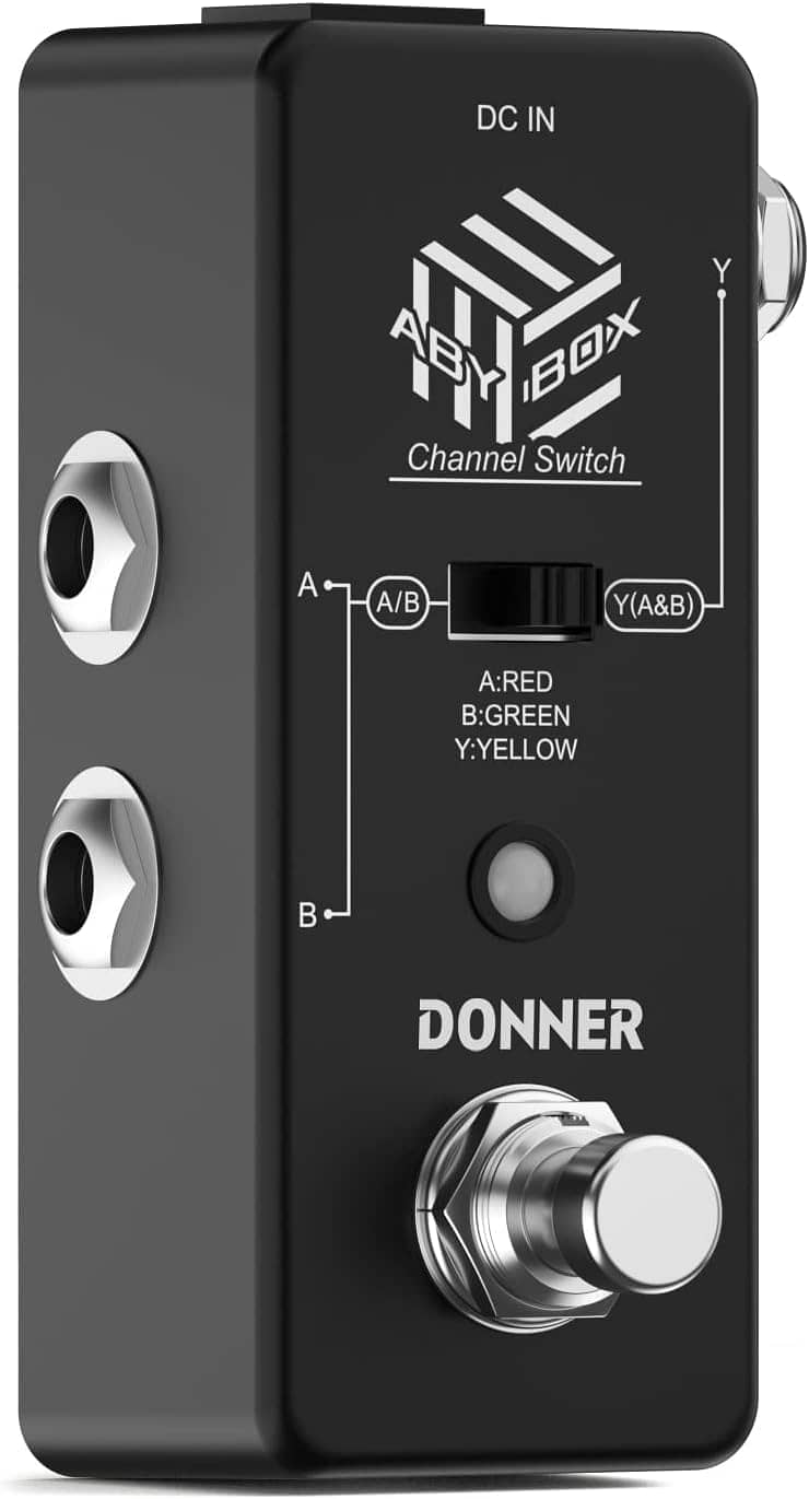 Donner ABY Box Line Selector AB Switch Mini Guitar Effect Pedal 6