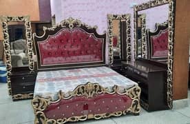 new Design Bed Set Full High Gloss