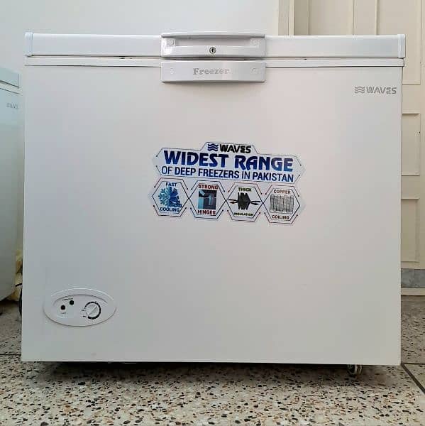 Waves deep freezer 10 CFT just 1 month used, excellent condition 1
