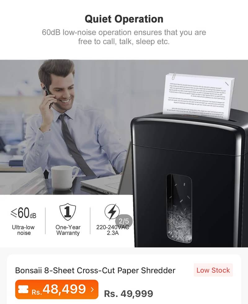 bonsaii paper shredder 2
