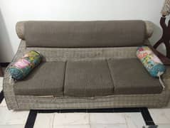 5 Seaters Sofa Set with center table in good condition 0