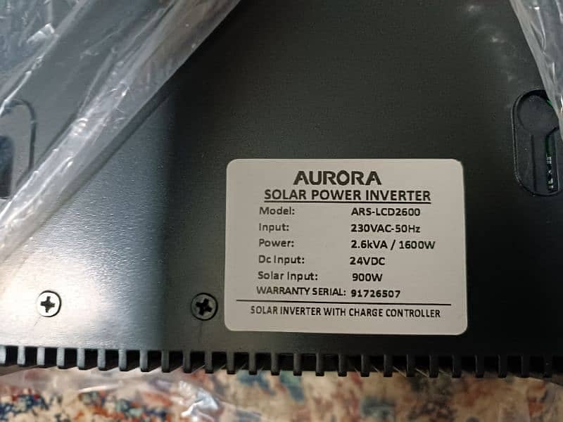 Brand New 1600W Imported Solar Inverter 2.6kVA 2