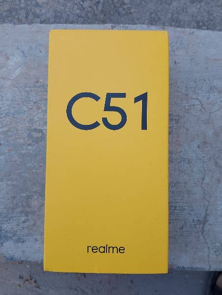 realme C51 (4 64) open box price 23500 and (1 year warranty) 3