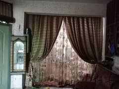 2 partition curtain double net plus curtain