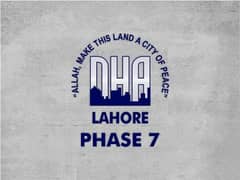 DHA phase 7 Lahore I Premium Location 500 Square Yard Plot available for sale 0