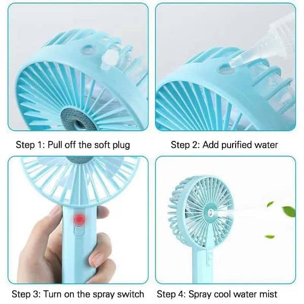 *KINZO*  
*Colling Mist Spray Fan*
With mobile hold 3