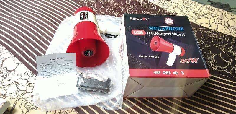 Megaphone Speaker KINGVOX Model KV786U 10