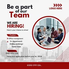 we are hiring for office hr team need only senior prospector's