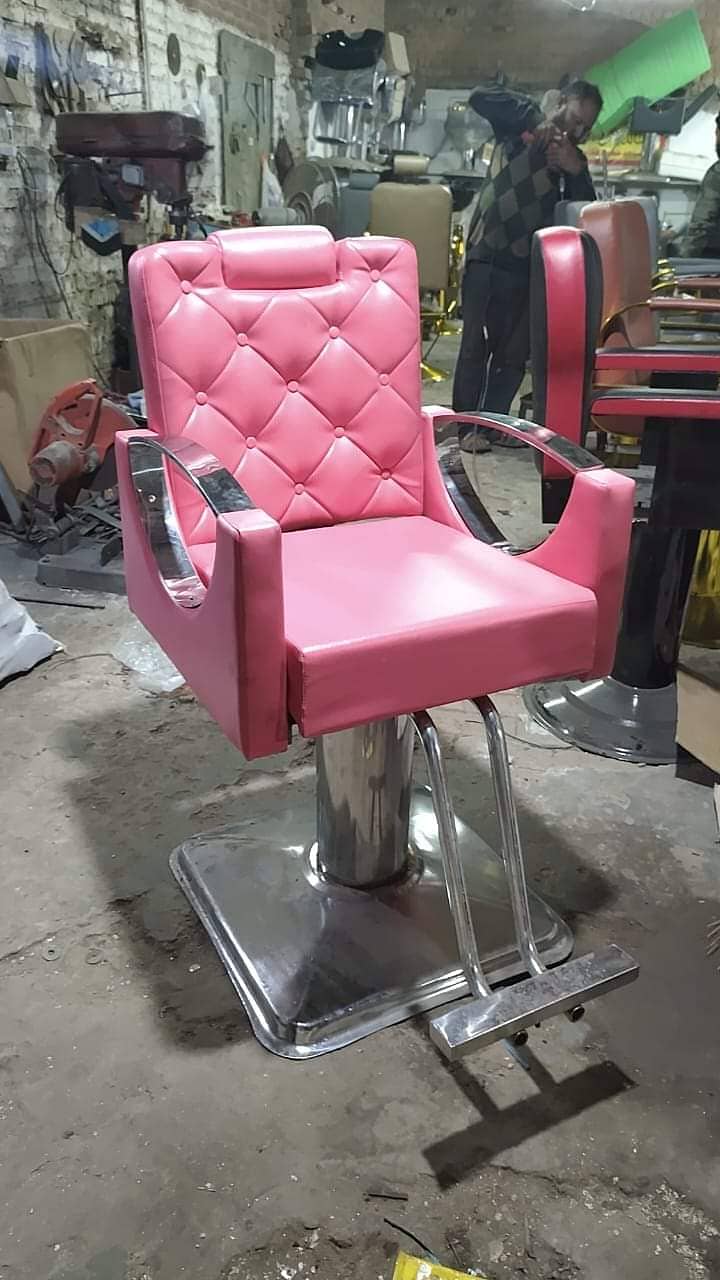 Saloon chairs | shampoo unit | massage bed | pedicure | saloon trolly 14