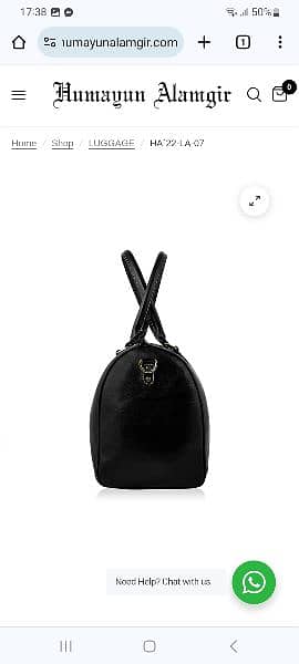 orignal leather duffel Bag humayoun Almgir 5