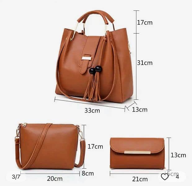 3pc woman hand bags 6