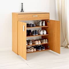 Shoes rack/wooden work/furniture/table/bedroom/cabinets/ceiling/blinds