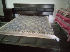 bed and side tables 1 baby cot