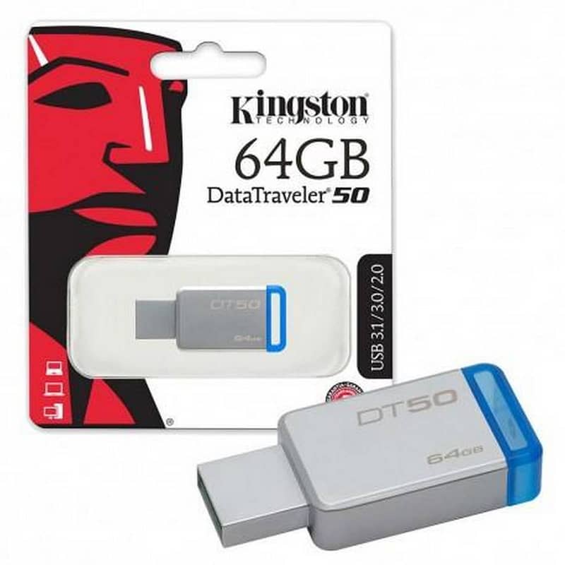 KINGSTON USB | SPACE 64GB | USB FOR IMAGES,PICTURES,VIDEOS. . . etc 2