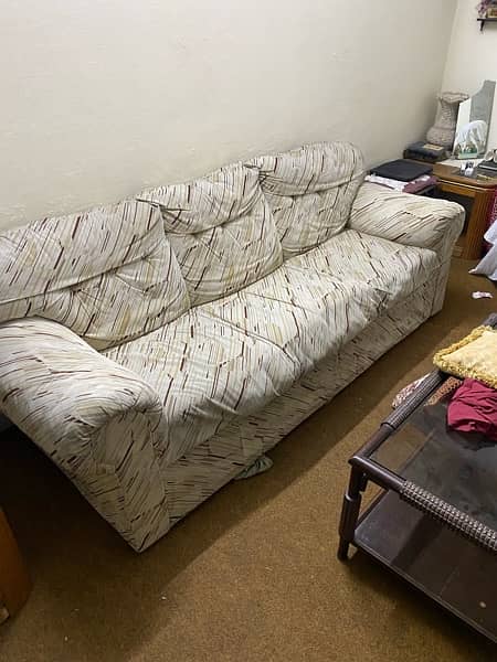 sofa for sale in decent condition 2