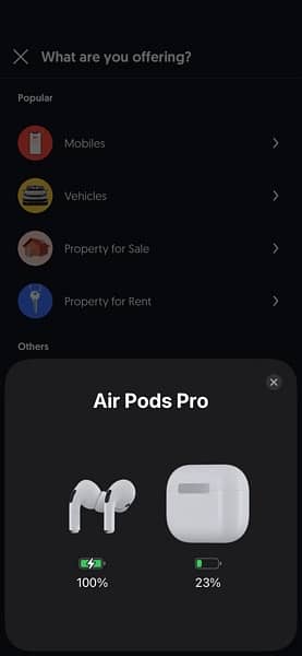 Air pods pro with box and back cover 1