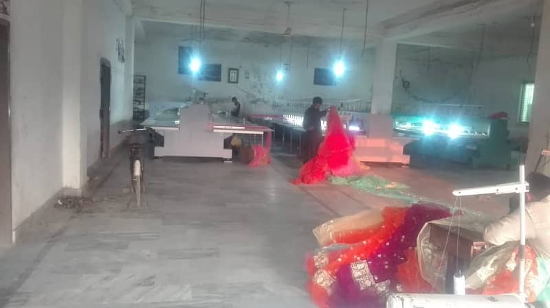 One kanal Neat and clean Hall available for rent on main Multan road Lahore 5