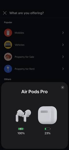 Air pods pro with box and back cover 0