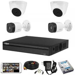 4 CCTV CAMERAS PACKAGE WITH INSTALLATION
