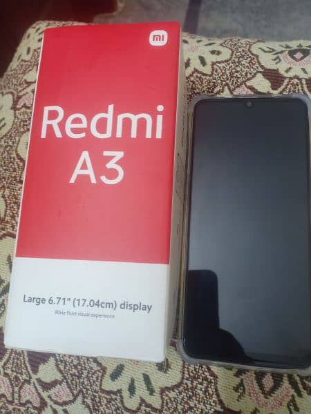 Redmi A3 4 128 Only 2 months use A One condition main ha 2