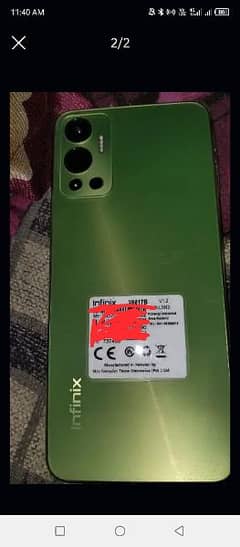 PTA aproval full new hea RAM, 6 GB,,128, MOBILE/HOT 12 GREEN COLOR 0