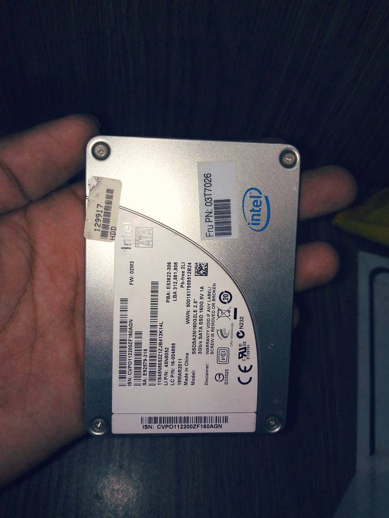 160 SSD Branded hard drive for cpu and Laptop 1