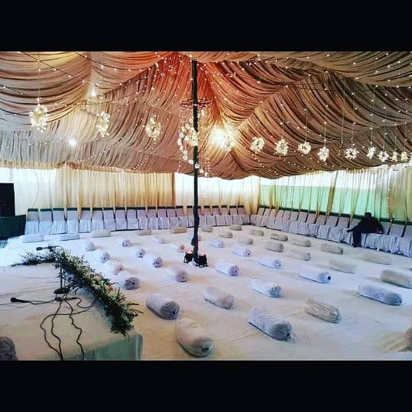 Tent service k kam k leay labour ki zrort hai jo Suzuki chala lay 8