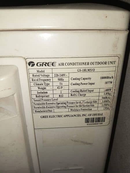 Gree AC 1.5 Ton 4