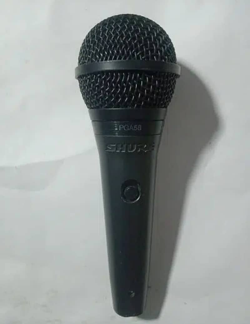 Shure PGA 58 Vocal Dynamic Microphone for Live Shows World Fam 1