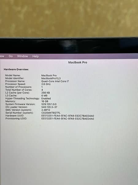 MacBook Pro 2016 8