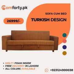 Double Sofa Cum bed|Molty|Sofa Combed|Chair set |Turkish|L-Shape |Sofa
