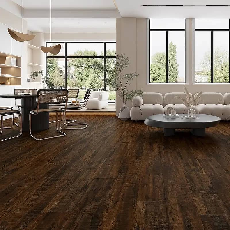 Vinyl floor, Wooden floor, water proof Vinyl luxury and elegant design 16