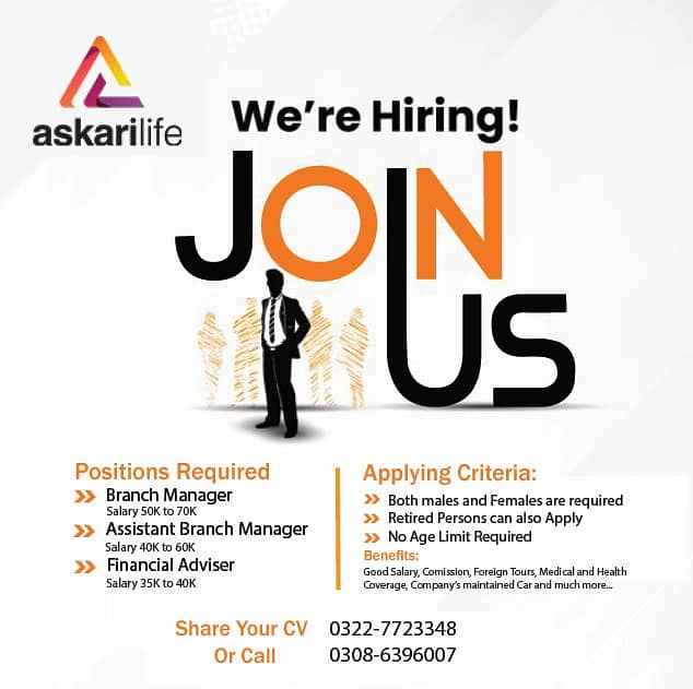 Marketing and Management jobs in Faisalabad Askarilife 0