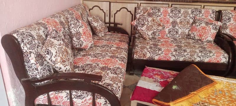 7 seater sofa set new condition new cover for sale 1