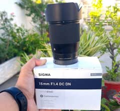 Sigma 16mm f1.4 (Sony E-mount) 0
