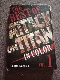 Attack on Titan ( AOT ) manga / comic in coloured vol 1