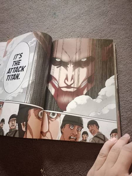 Attack on Titan ( AOT ) manga / comic in coloured vol 1 3