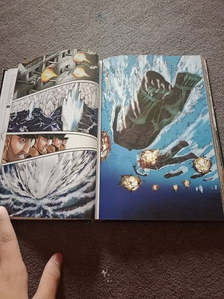 Attack on Titan ( AOT ) manga / comic in coloured vol 1 5