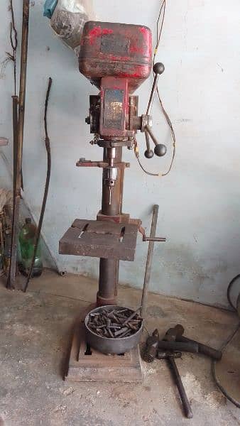 Lethe machine, Drill machine, welding plant, shaper 4