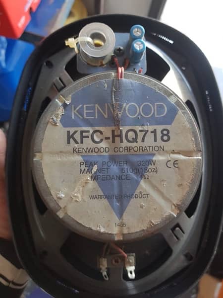 kenwood 718 speaker pair with wire 2
