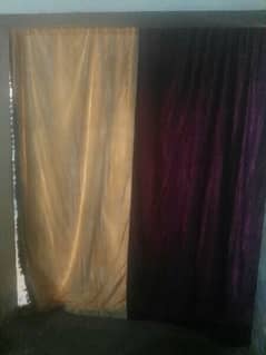 velvet curtains 3 full big size