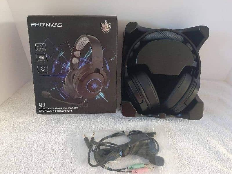 Phoinikas Q9 Gaming Head set with external Mic 0