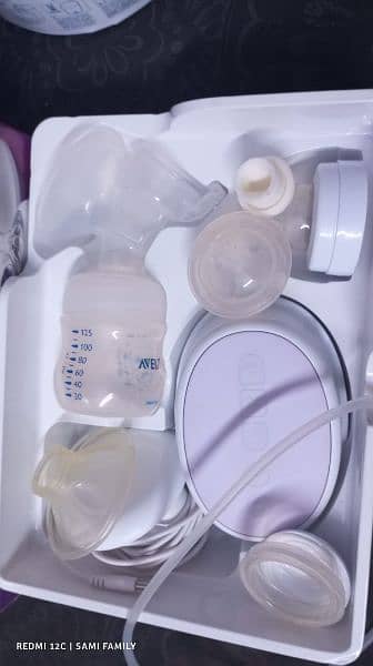 Philips electric breast pump like new with free Philips steriliser 2