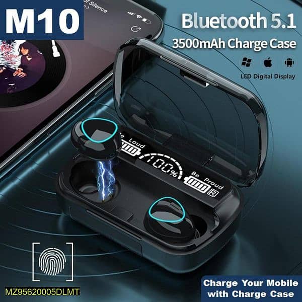 M10 pro earbuds 2