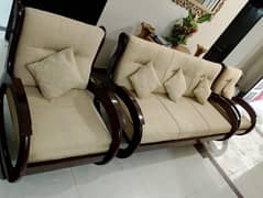 5-Seater Sofa (Sheesham Lakdi ka with Cushions)