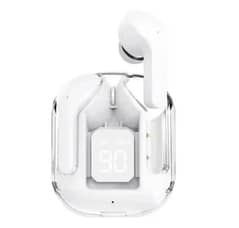 EARBUDS AIR 31 AIRPODS WIRELESS EARBUDS WITH CRYSTAL TRANSPARENT CASE