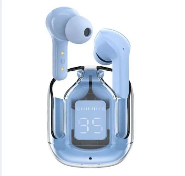 EARBUDS AIR 31 AIRPODS WIRELESS EARBUDS WITH CRYSTAL TRANSPARENT CASE 2