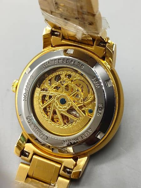 *ANGELA BOS* 9007G Automatic Wind *Dragon Collection* watch 2